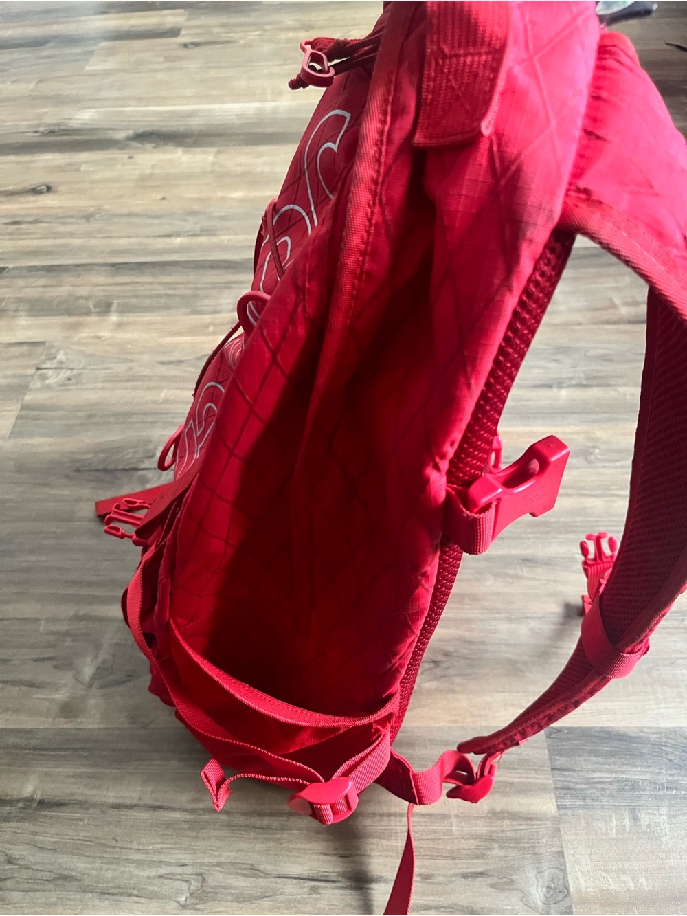 Supreme Red Sling Backpack